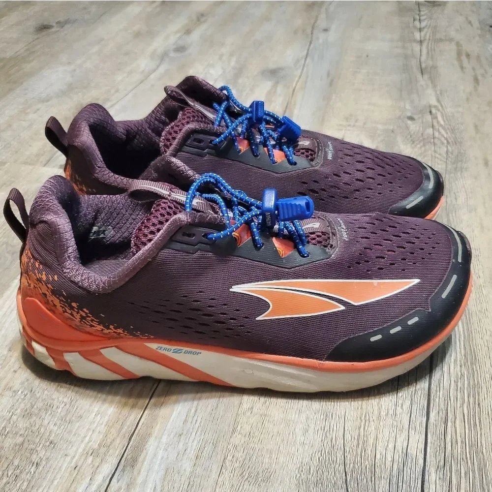 Altra Torin 4 Women's Size 9.5 Running Shoes Plum Coral Foot Shape Zero Drop - Picture 2 of 8